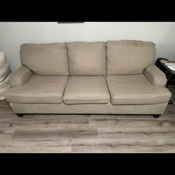 Beige sofa