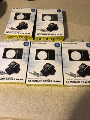Photo Blackfin Foe Apple Watch keychain, dual power bank and charging stand see below for pricing
