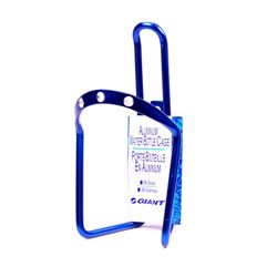 GIANT Aluminum Bicycle Water Bottle Cage Set (Blue, 58grams Each)