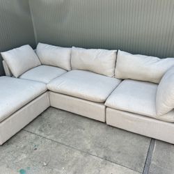 World market 3 Piece Sectional Plus Ottoman