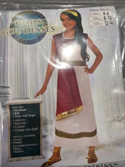 Girls goddess costume