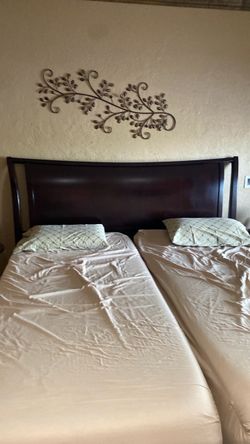 All wood King size headboard