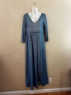 Blue Sparkly Dress Romper