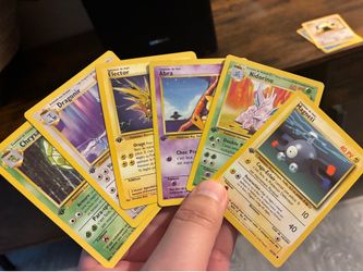 Vintage 1999 Pokemon Cards – 1st Edition Base Set Lot (French/German) WOTC