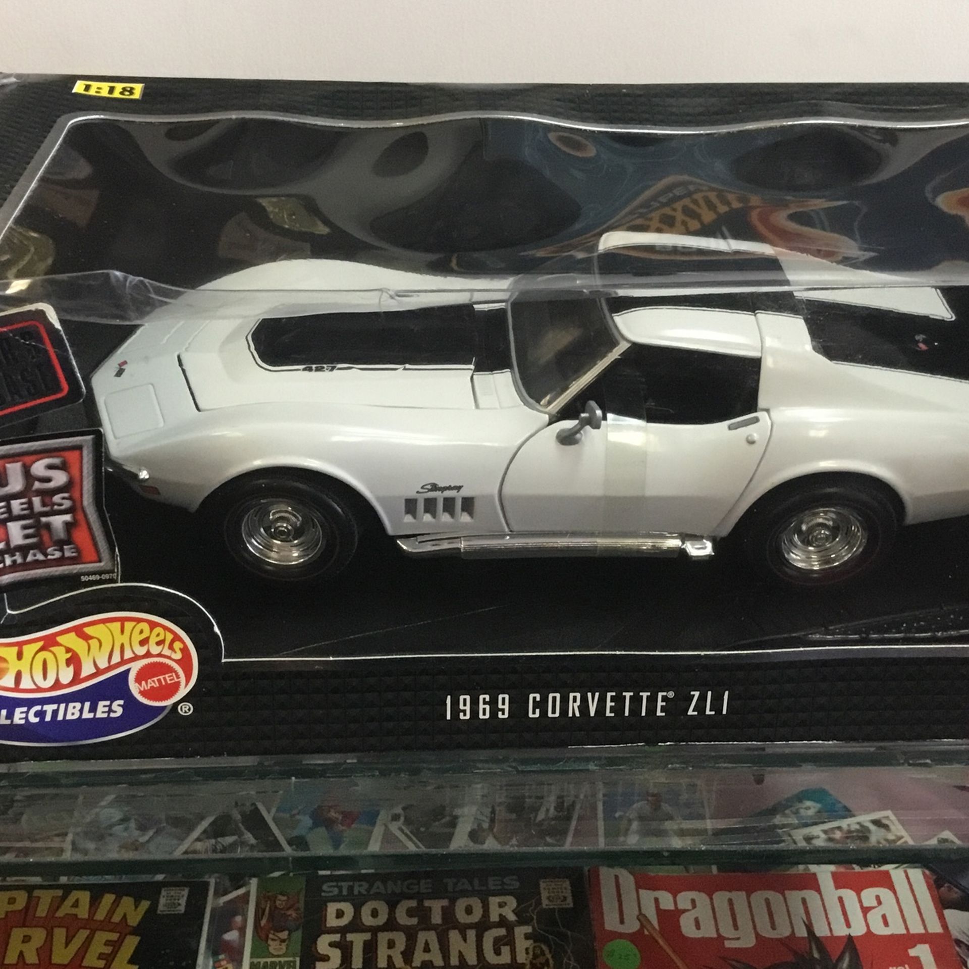 Hot '69 Corvette Hot Wheels 1:18 リミテッドエディション Wheels