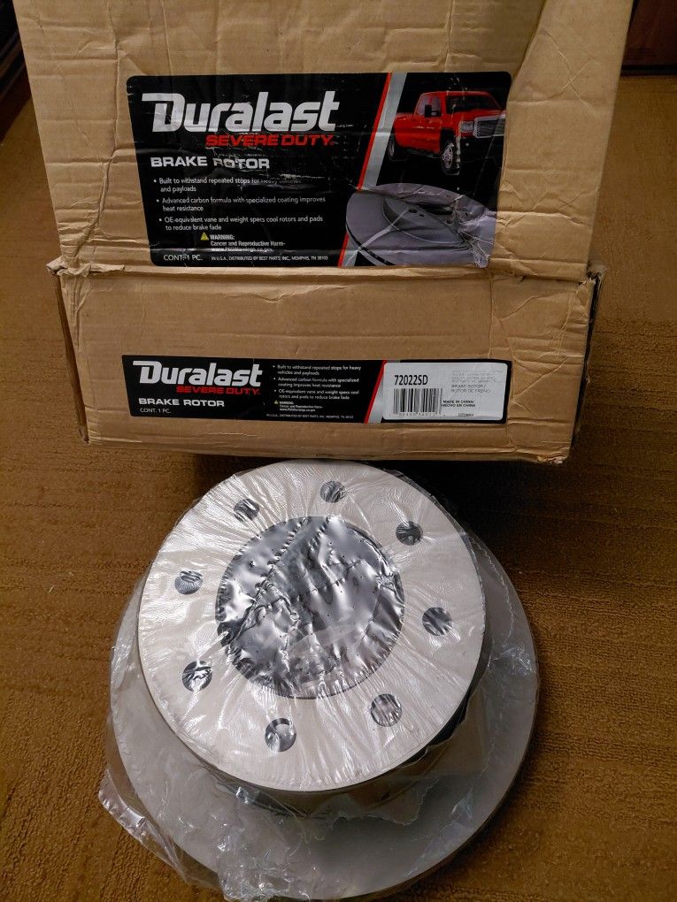 Brake Rotor 8 Lug Rear Severe Duty Dual Wheels