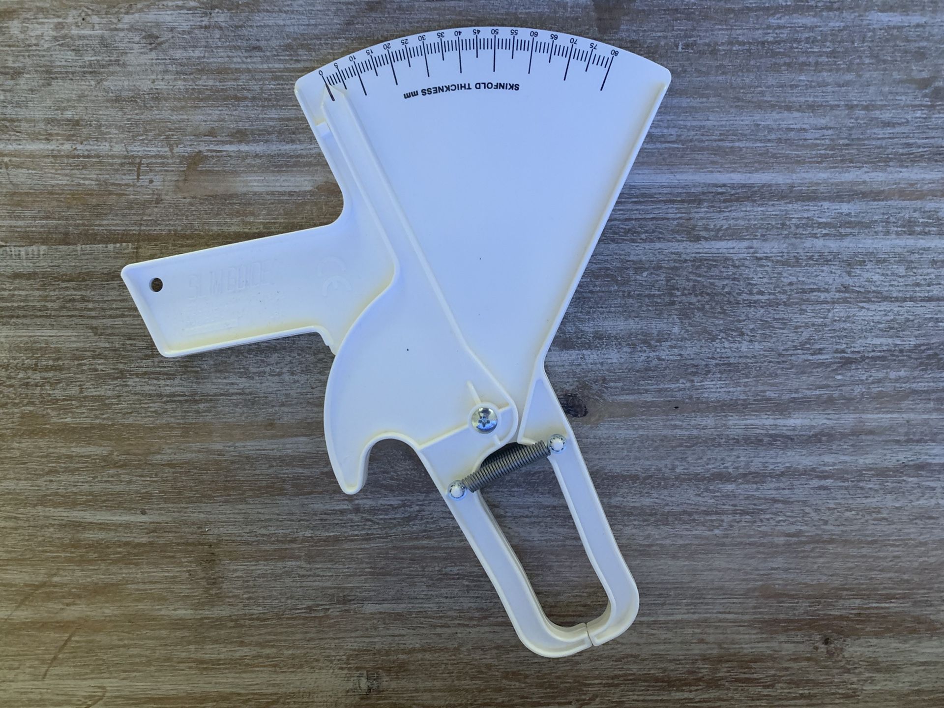 Skin caliper for body fat test