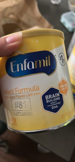 Cans of formula baby