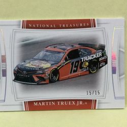 MARTIN TRUEX JR. 2020 PANINI NATIONAL TREASURES CAR SPORTS TRADING CARD #50 NASCAR SILVER 15/15