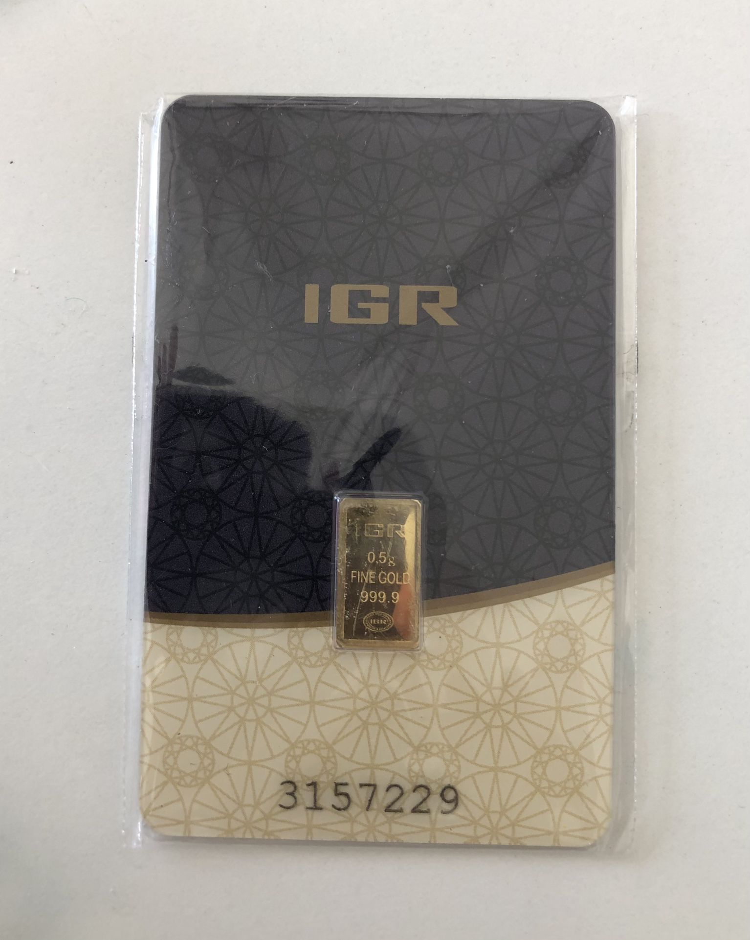 IGR 0.5 g Gold Bar