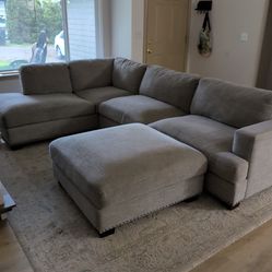 Large sectional couch.  Needs cleaning. FREE.