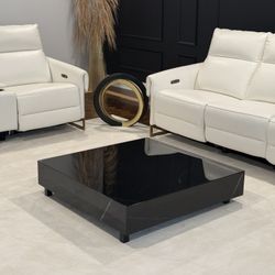 Liza Coffee Table Marble Black Liza Coffee Table