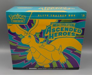 Pokémon TCG: Mega Evolution Ascended Heroes Elite Trainer Box NEW/SEALED