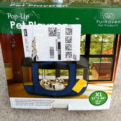 FurHaven Pop-Up Pet Playpen XL – Brand New in Box