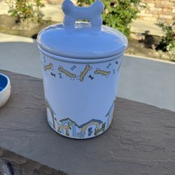 Dog Treat Jar With Lid