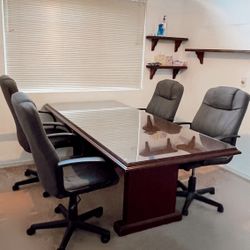 Glass Top Table 