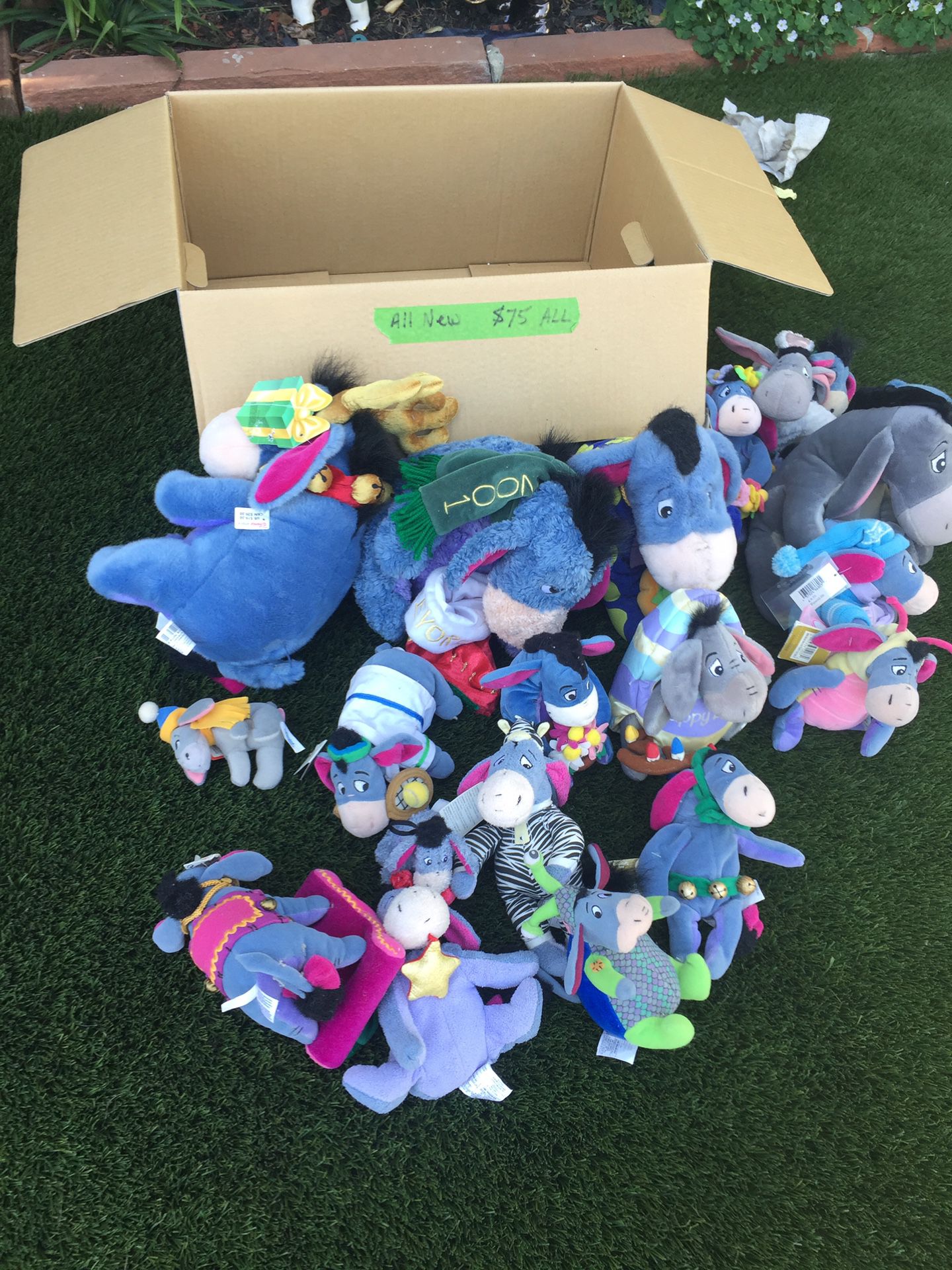 New Eeyore Disney Stuffed Toys