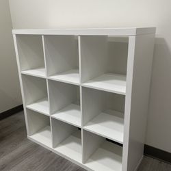 Cube Storage Shelf Unit/White