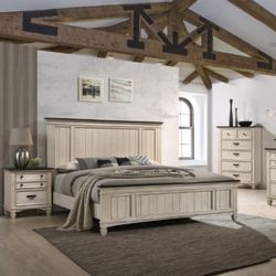 Brand New! 7pc Queen/king Bedroom Set 😍/ Take It Home With Only $39down/ Hablamos Español Y Ofrecemos Financiamiento 🙋🏻‍♂️