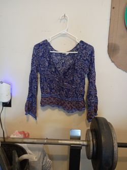 XS Floral Long Sleeve Shirt