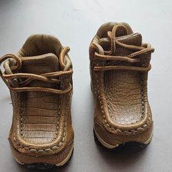 Perry Ellis Mustard Boots For Infant Size 6