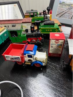 LGB train collection , last chance before moving out of state
