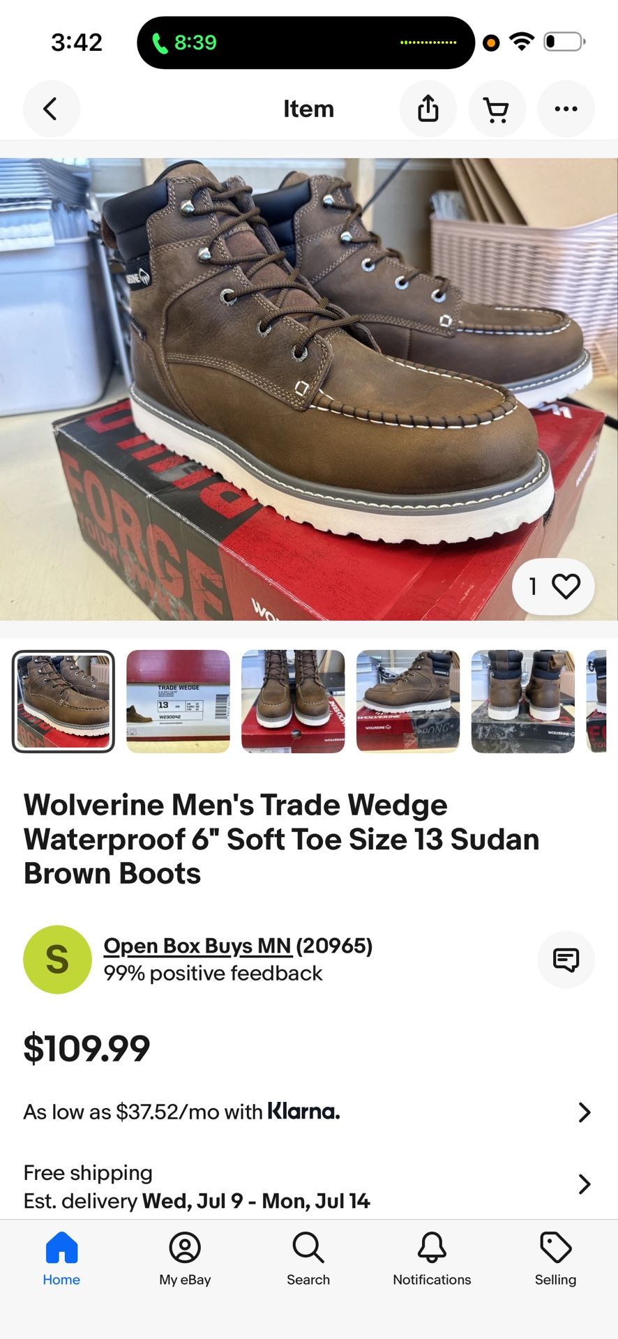 Wolverine Men's Trade Wedge Waterproof 6" Soft Toe