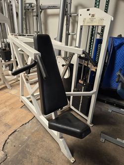 Body Masters Shoulder Press Commercial Gym Equipment Exercise Fitness Weight Machine