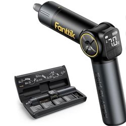 Fanttik S1 APEX Smart Electric Screwdriver, 3.7V Cordless Power Screwdriver with Pivot Handle, LED Display, Adjustable Torque, USB-C Rechargeable, 20-