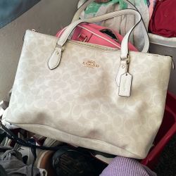 Coach Purse White