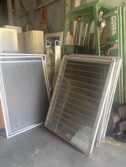 37W x  50 5/8”T jalousie windows