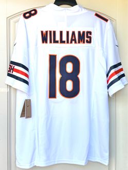 MED / LARGE - BEARS #18 CALEB WILLIAMS JERSEY
