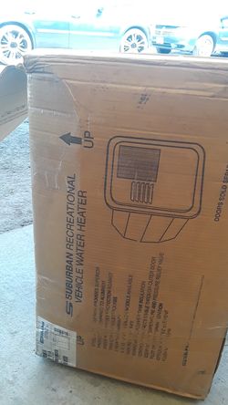 Water heater for motor home