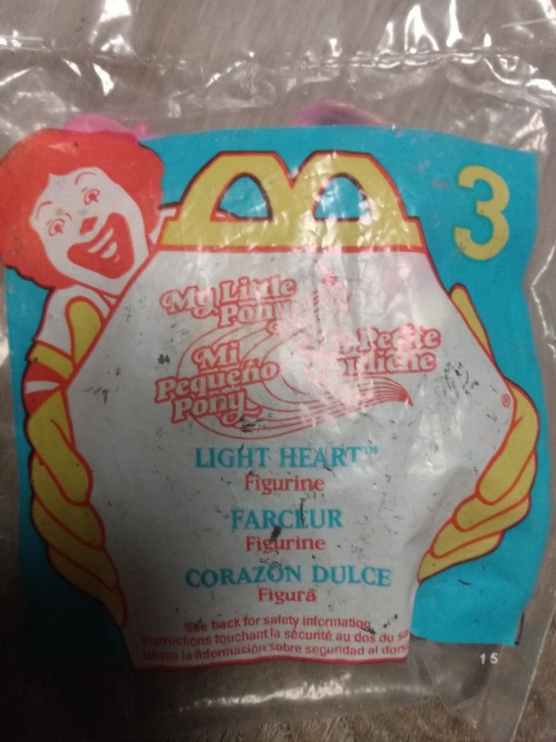New Vintage My Little Pony McDonald's Toy