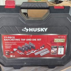 77pc Ratcheting Tap And Die Set