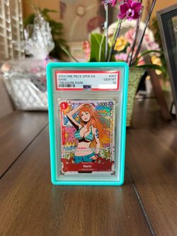 One Piece Nami EN OP06 Treasure Rate PSA 10