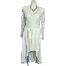 White Asymmetrical Dress 