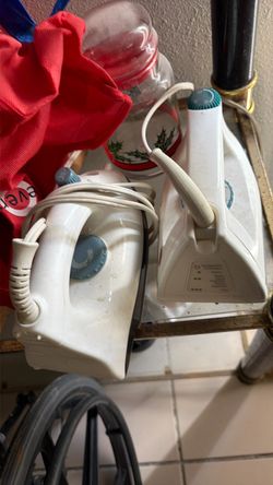 White Electric Clothing Irons