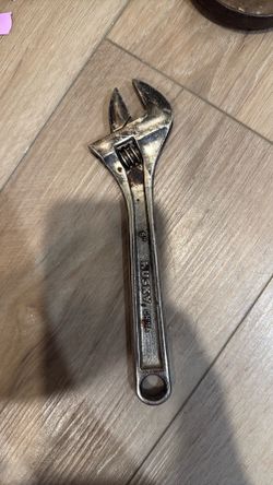 Vintage Diamond and Horseshoe Co 8"  Adjustable Wrench Made in USA