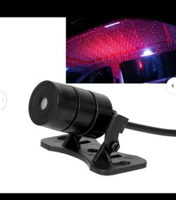 LEEPEE Car Roof Light Starry Projection DJ Music Sound Lamp Interior Modification Spotlight Car Star Lights