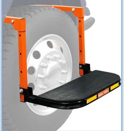 SEKAM Folding Tire Step for Trucks, SUVs & RVs, Adjustable Wheel Step