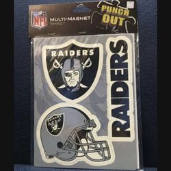 NFL Oakland Raiders Multi Magnet Sheet 