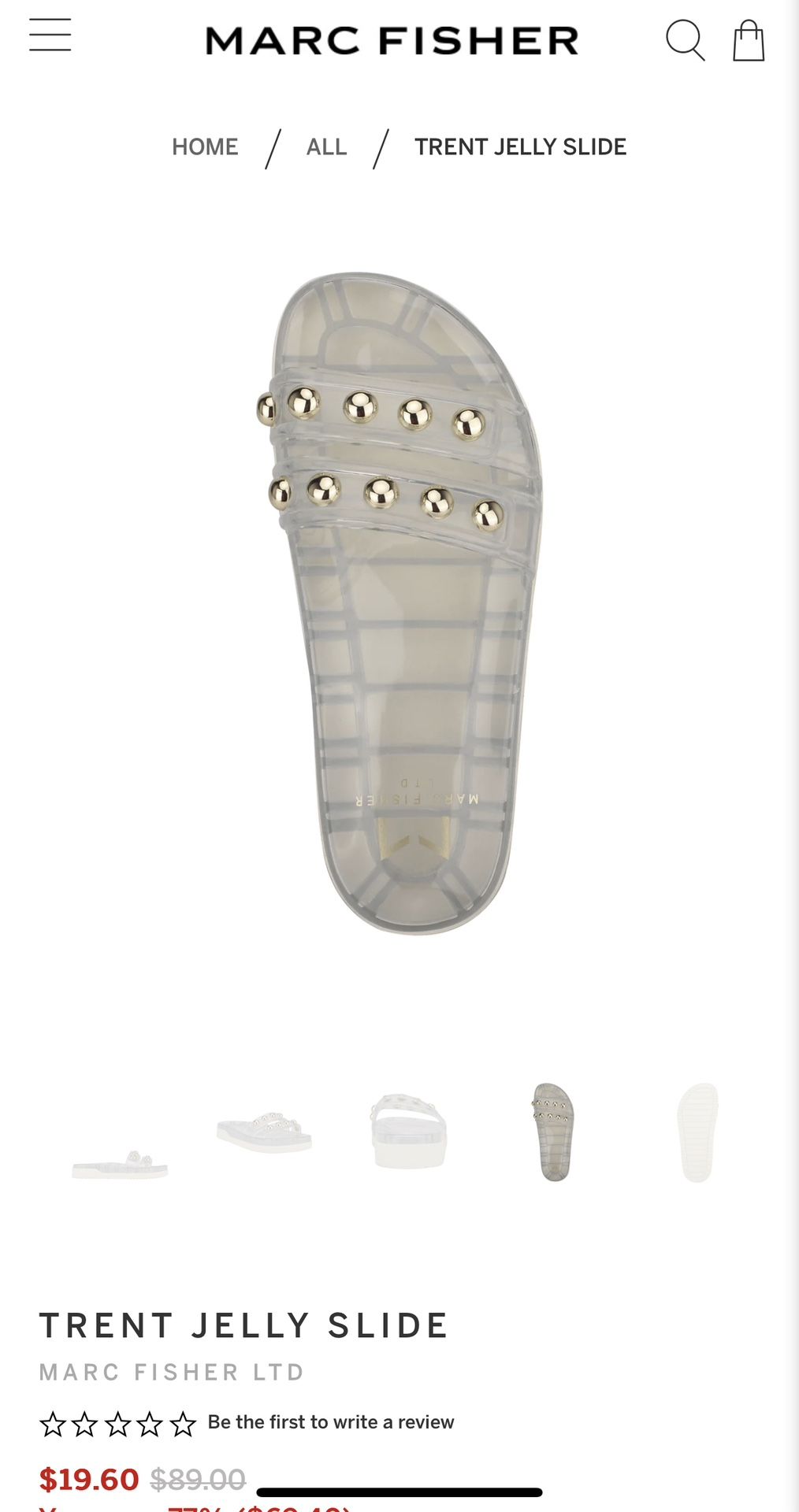 Marc Fisher Size 9 Us Womens Slides