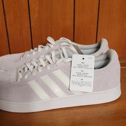 New Light Grey suede Adidas Womens Sneakers Vl Court Skateboard Sz 7.5 Shoes. Ortholite FLoat for Sale in Homer Glen IL OfferUp