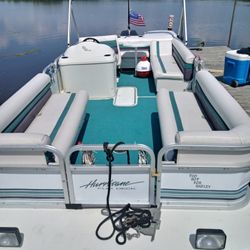 22 Ft Godfrey Hurricane Deck Boat