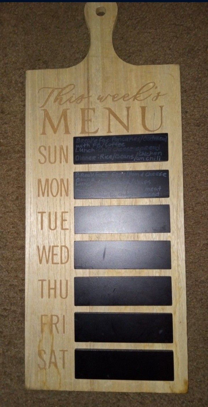Menu Chalk Board 