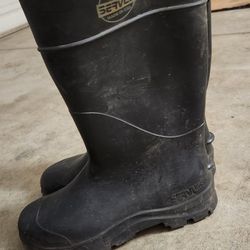 14" PVC steel Toe Mens Work Boot