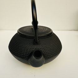 Black Japanese Cast Iron Tea Pot with Infuser 