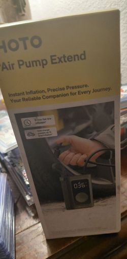 HOTO Air Pump Extend Portable Tire Inflator