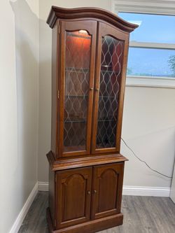 Small Vintage China Cabinet - Free Delivery